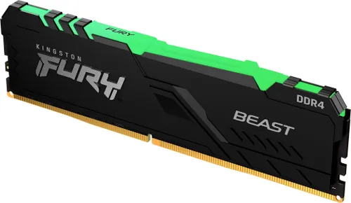 Pamięć Kingston Fury Beast RGB, DDR4, 32 GB, 3600MHz, CL18 (KF436C18BBAK2/32)