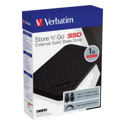 Dysk Verbatim Store 'n' Go 1TB USB 3.2 Czarny