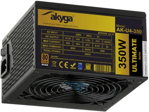 Zasilacz AKYGA AK-U4-350 350W 80 Plus Bronze
