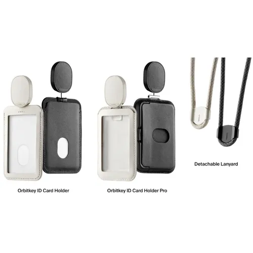Uchwyt do karty ID ze smyczą Orbitkey Card Holder Pro - black