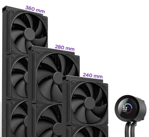 Chłodzenie wodne NZXT Kraken Plus 360 Czarny