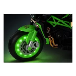 Motor Na Akumulator Dla Dziecka Xw-07 Podświetlane Koła LED Eva Skóra Radio