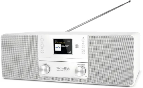 Radioodbiornik TechniSat DigitRadio 370 CD BT Radio FM DAB+ Bluetooth Biały