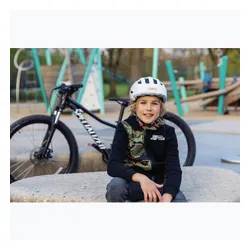 Kask rowerowy dziecięcy ABUS Smiley 3.0 ACE LED pure lavender