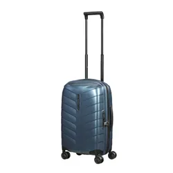 Маленький расширяемый чемодан Samsonite Attrix 55 см (23/26 см) - steel blue