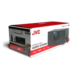 Radioodbiornik JVC RA-E981B Radio FM DAB+ Internetowe Bluetooth Czarny