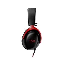 Проводные наушники с микрофоном HyperX Cloud III-черный и красный