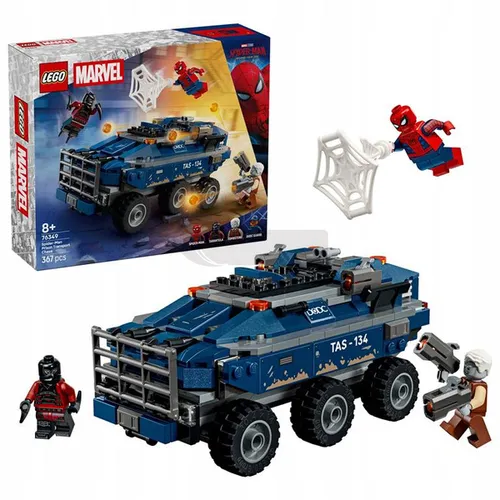 LEGO Spider Man 76349 Pościg Spider-Mana za więźniarką, zestaw klocków 8+