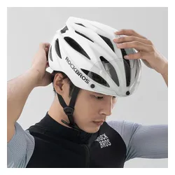 Kask rowerowy ROCKBROS 8386824304060 Biały Szosowy (rozmiar 58-62)