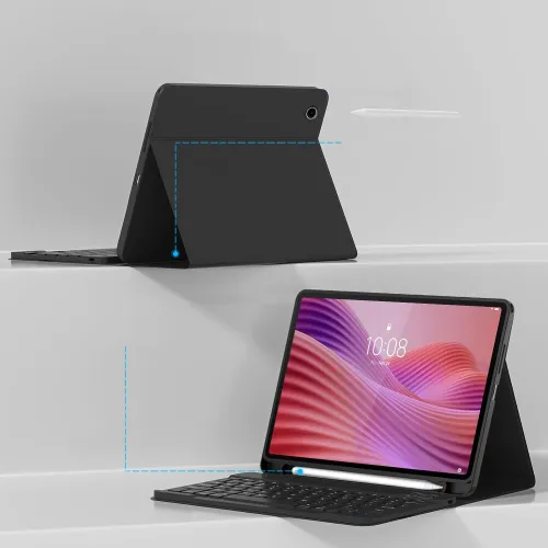 Etui na Lenovo Tab 10.1 TB-311 TECH-PROTECT SC Pen + Klawiatura Czarny