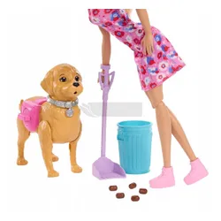 LALKA BARBIE MALIBU SPACER Z PIESKIEM CZYŚCIOSZKIEM zestaw dla dzieci +3 JJB46