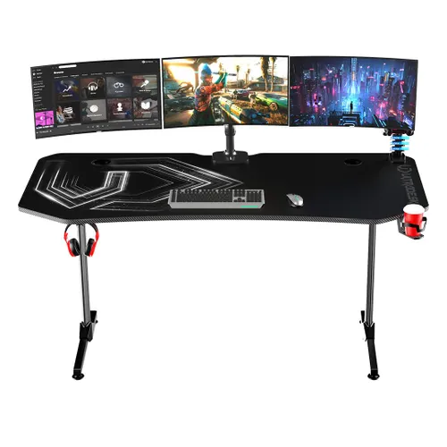 Biurko Ultradesk FRAG XXL 160cm Czarny