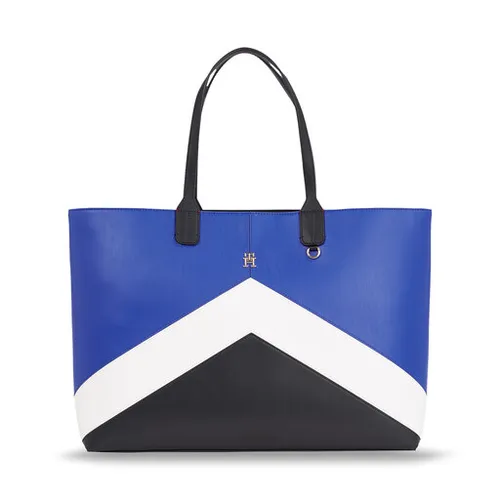 Сумка Tommy Hilfiger Iconic Tommy Tote Chevron AW0AW15204 Chevron 0gz