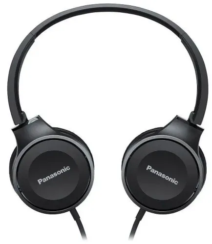 Słuchawki przewodowe Panasonic RP-HF100E-K Nauszne Czarny