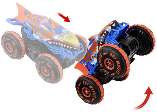 Samochód zdalnie sterowany Hot Wheels Monster Trucks Shark Wspinacz JFR39