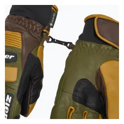 Rękawice narciarskie męskie ZIENER Guard GTX + Gore Grip PR alpine dark/brown