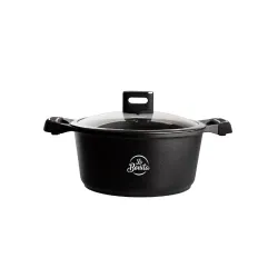 Zestaw garnków La Bonita Carbon Plus LB7ZG001 7 elementów Indukcja Aluminium