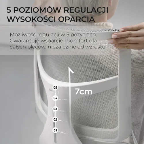 Fotel SIHOO Doro S100 Biały