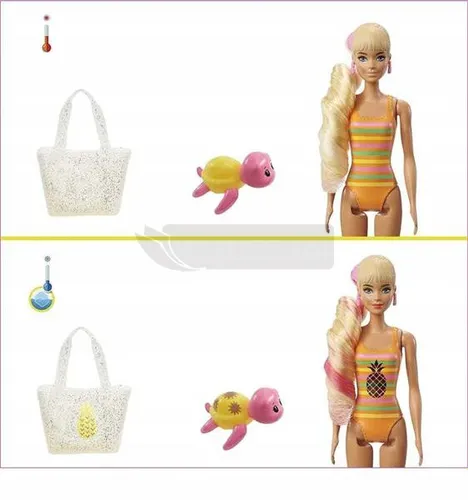 Lalka Barbie Piana Niespodzianka Color Reveal Ananas GTN17