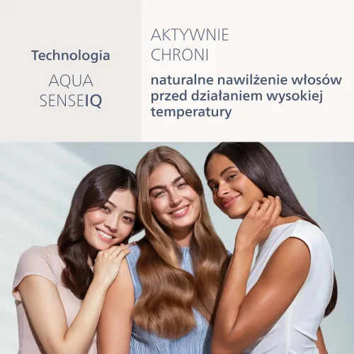 Prostownica PHILIPS BHS956/00 Seria 9000 Aqua SenselQ Granatowy 210 stopni