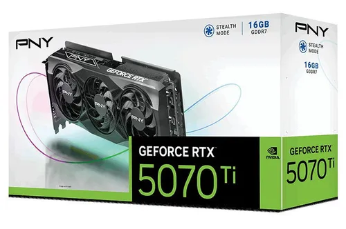 Karta graficzna PNY GeForce RTX 5070 Ti STD Triple Fan 16GB DLSS 4