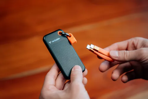 Dysk VERBATIM Pocket 2TB SSD Czarno-pomarańczowy