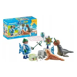 PLAYMOBIL MYLIFE 71448 KARMIENIE ZWIERZĄT FOKI