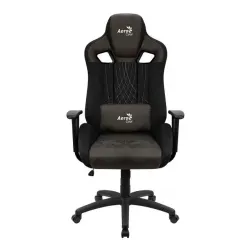 Fotel Aerocool EARL AeroSuede Gamingowy do 150kg Skóra Eco Tkanina Iron Black