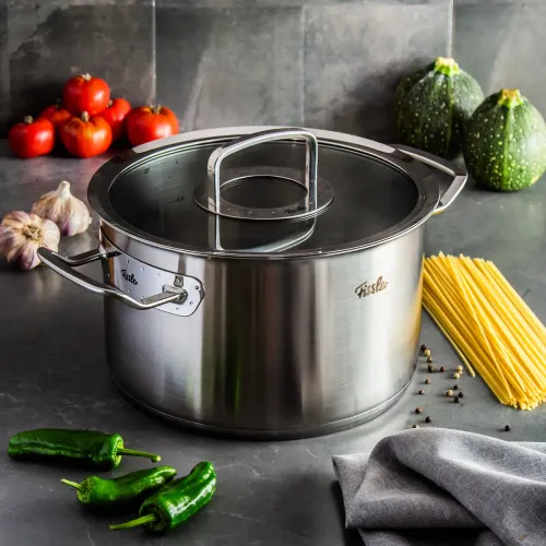 FISSLER Original Profi Collection 6,3 l - garnek ze stali nierdzewnej z pokrywką