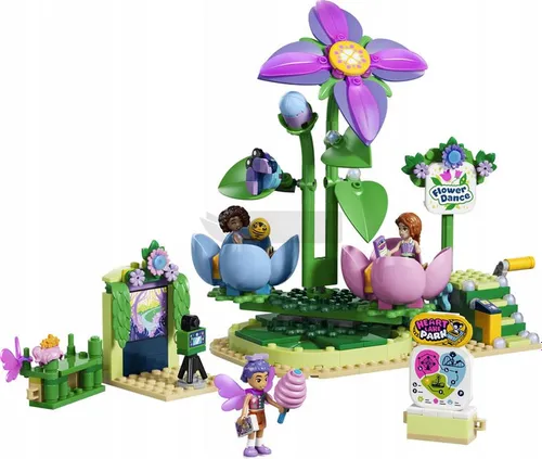 LEGO Friends 42702 Wróżkowa karuzela z kwiatami, zestaw klocków 7+