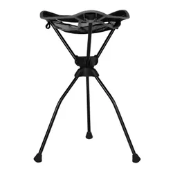 Wysokie krzesło turystyczne Grand Trunk Compass 360° XT Stool - sea black