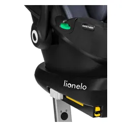 Fotelik samochodowy LIONELO Astrid i-Size z bazą Isofix 40-87 cm (0-13 kg) Czarno-szary