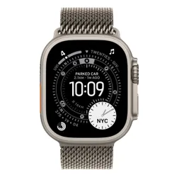 Apple Watch Ultra 3 GPS + Cellular 49mm koperta tytanowa (naturalny) + bransoleta mediolańska z tytanu rozmiar S (naturalny)