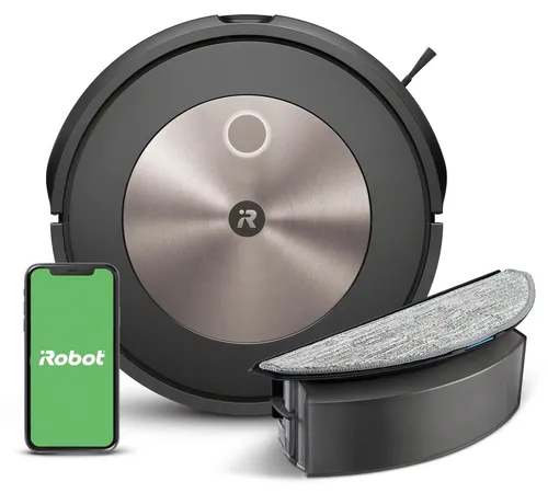 Робот-пылесос iRobot Roomba Combo J5 функция швабры создание карты комнаты 68 дБ