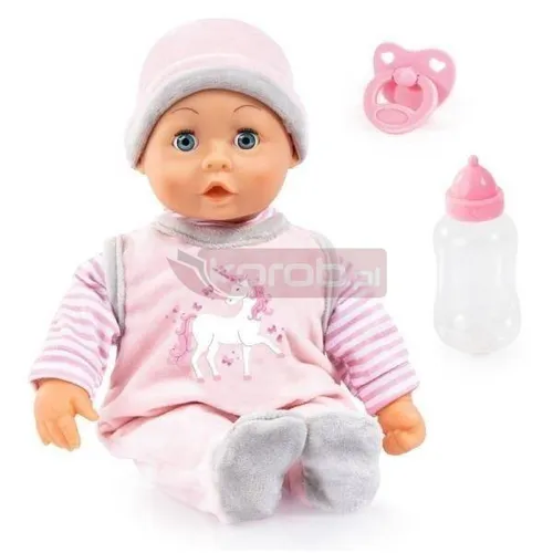 Lalka First Words Baby różowa z akcesoriami