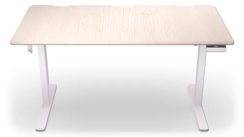 Biurko Endorfy Atlas L Electric Light Wood 150cm Regulacja wysokości Jasne drewno