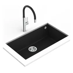 Bateria Teka FOT 995 Chrom/Czarny Mosiądz/Chrom