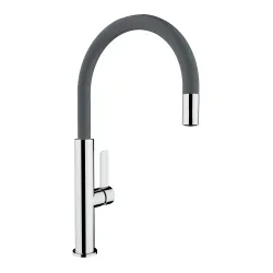 Bateria Teka FOT 995 Chrom/Kamienny szary Mosiądz/Chrom