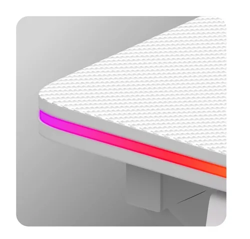 Biurko gamingowe HUZARO Hero 1.7 RGB Biały