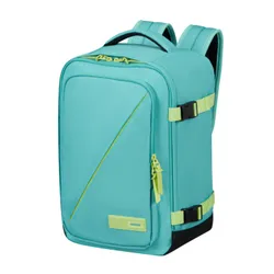 Рюкзак American Tourister Take2Cabin S - пыльная бирюза / лайм