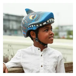 Kask rowerowy RASKULLZ Sir Chompz Niebieski dla Dzieci (rozmiar S)