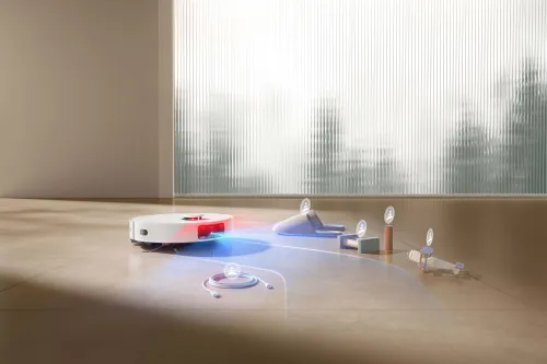 Robot sprzątający Dreame D20 Plus Funkcja mopowania Stacja oczyszczająca Tworzenie mapy pomieszczenia Biały