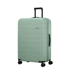 American Tourister Novastream'in Geniş Genişletilebilir Valizi -nomad green