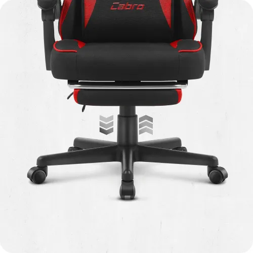 Fotel gamingowy CABRO C502 Czarno-Czerwony