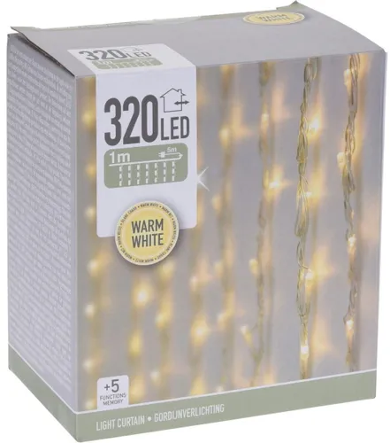 Kurtyna LED CHRISTMAS DECORATION Waterfall 2 m Sieciowe