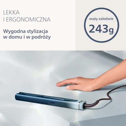 Prostownica PHILIPS BHS956/00 Seria 9000 Aqua SenselQ Granatowy 210 stopni