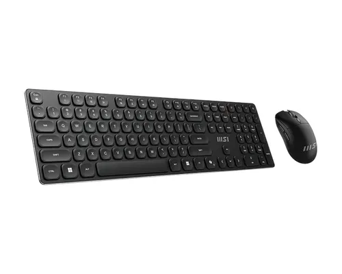 Zestaw klawiatura i mysz MSI Forge K210 Combo bezprzewodowa czarna
