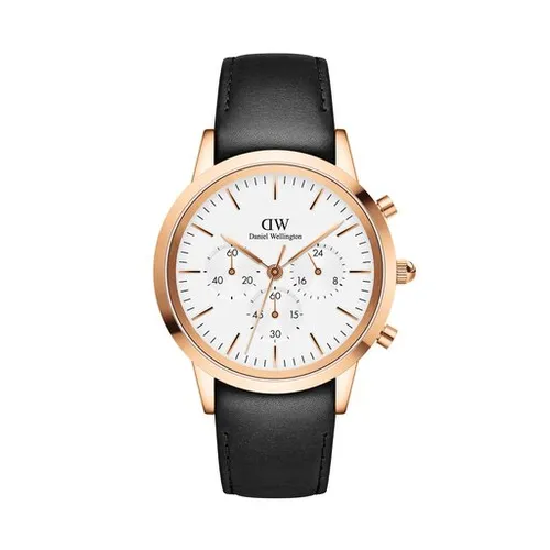 Часы Daniel Wellington Iconic Chronograph Dw00100646 Gold / Black