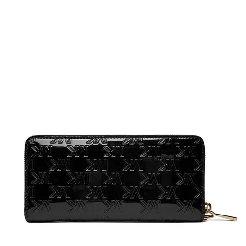 Большой женский кошелек MICHAEL Michael Kors Large logo Embossed 34h3gj6t9u Black