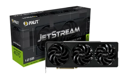 Karta graficzna Palit GeForce RTX 4070 JetStream 12GB GDDR6X 192bit DLSS